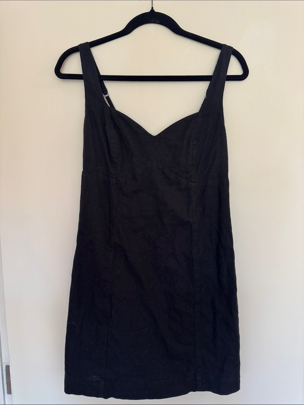 Abercrombie & Fitch Black Mini Sweetheart Dress